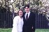 jenn and i before a wedding, summer 1998